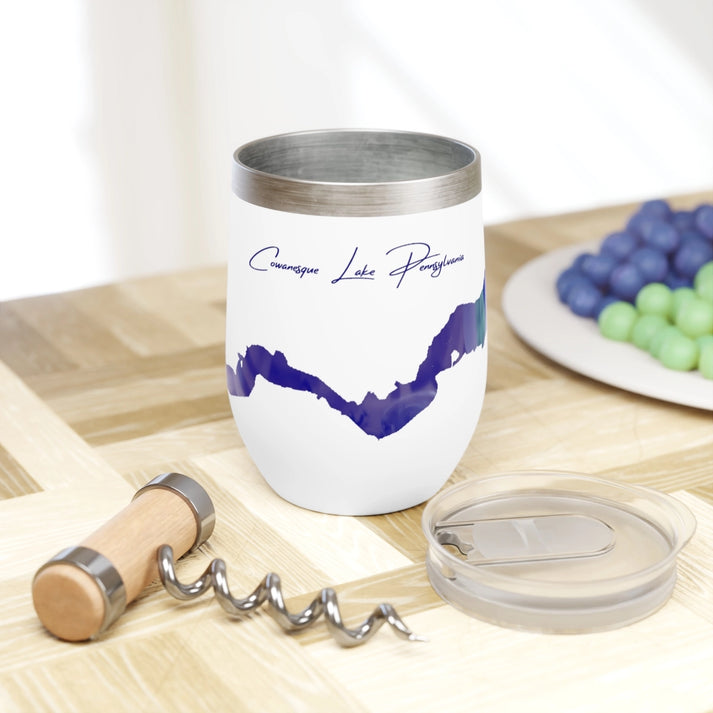 Pennsylvania  Cowanesque  Lake  Wine  Tumbler  other  position  view  from  context  white.webp