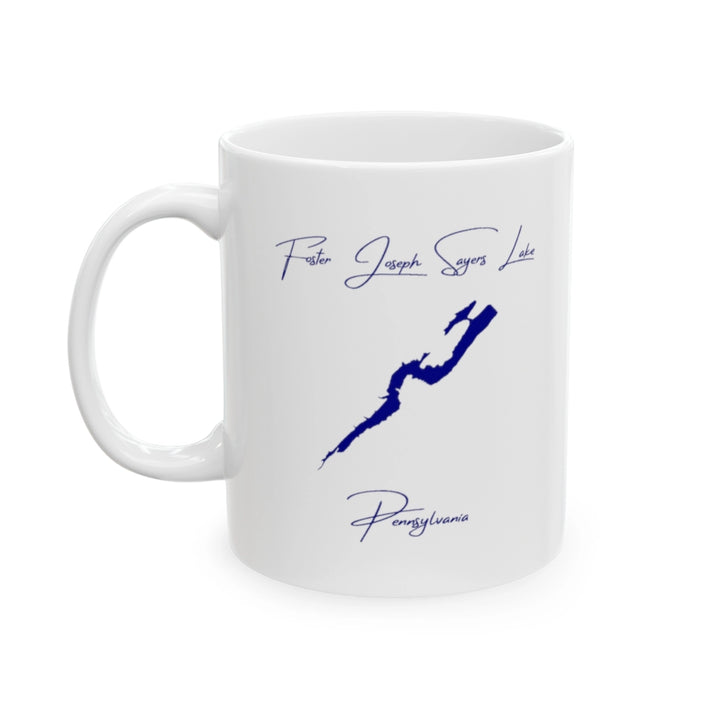 Pennsylvania  Foster  Joseph  Sayers  Lake  Ceramic  Mug  other  position  view  from  left  11oz.webp