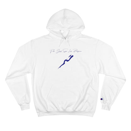 Pennsylvania  Foster  Joseph  Sayers  Lake  Hoodie  front  position  view  from  front  white.webp