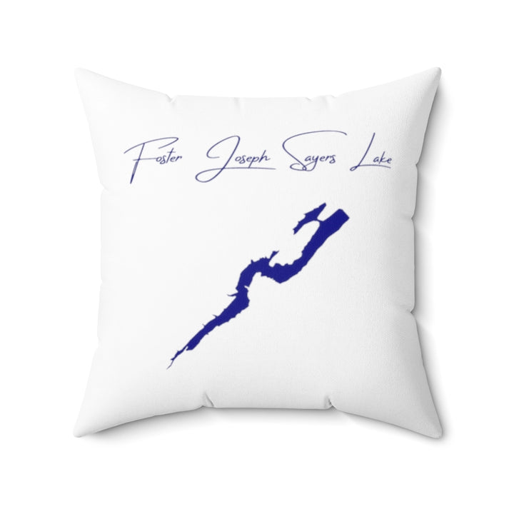 Pennsylvania  Foster  Joseph  Sayers  Lake  Pillow  front  position  view  from  back  20  x  20.webp