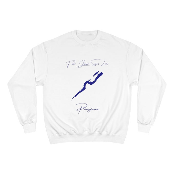 Pennsylvania  Foster  Joseph  Sayers  Lake  Sweatshirt  front  position  view  from  front  white.webp