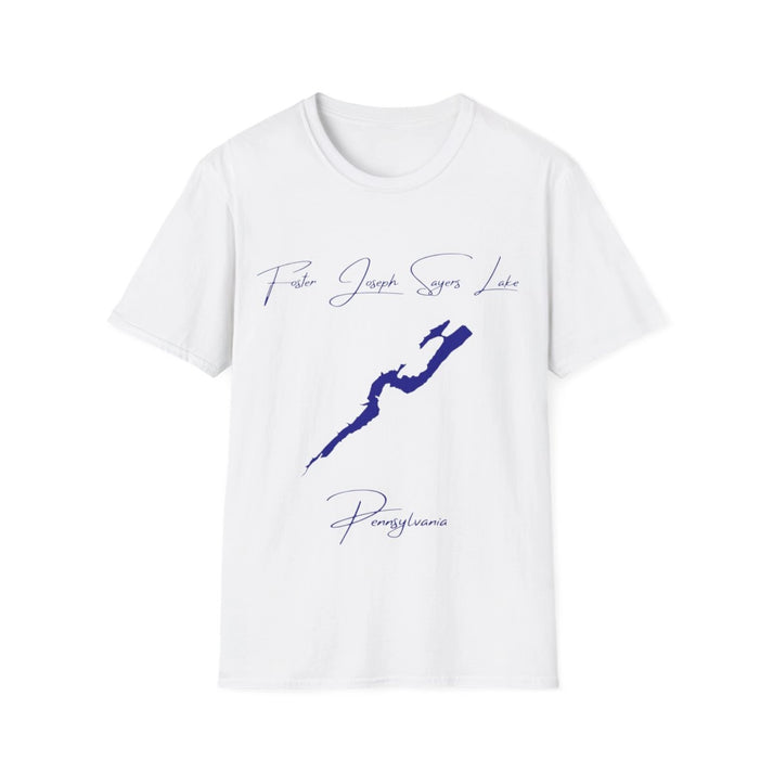 Pennsylvania  Foster  Joseph  Sayers  Lake  T-shirt  front  position  view  from  front  white.webp