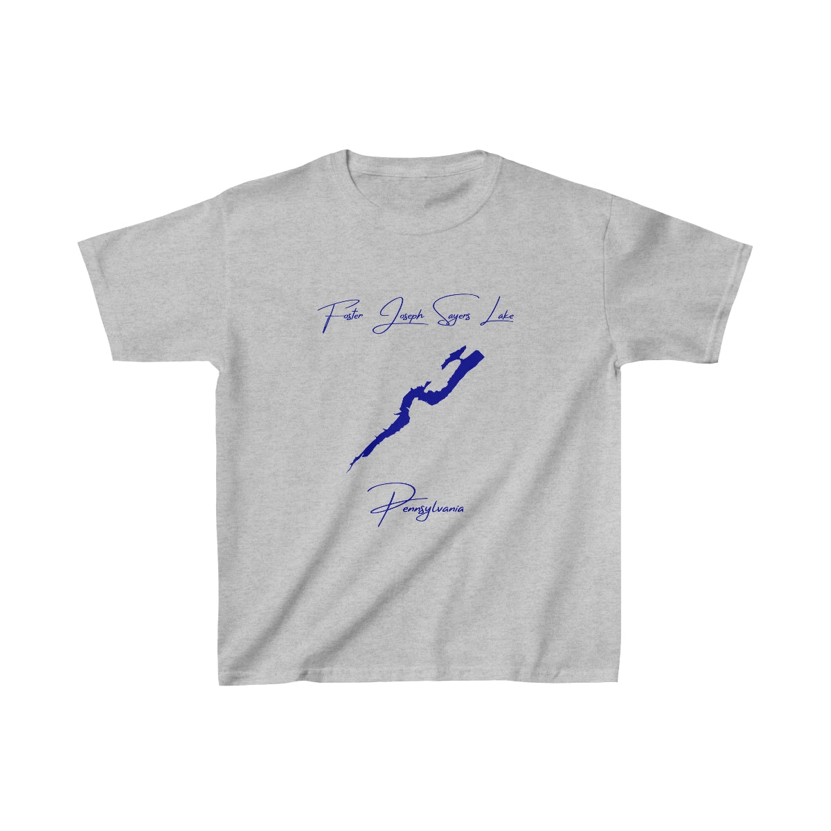 Pennsylvania  Foster  Joseph  Sayers  Lake  Youth  T-shirt  front  position  view  from  front  sport  grey.webp