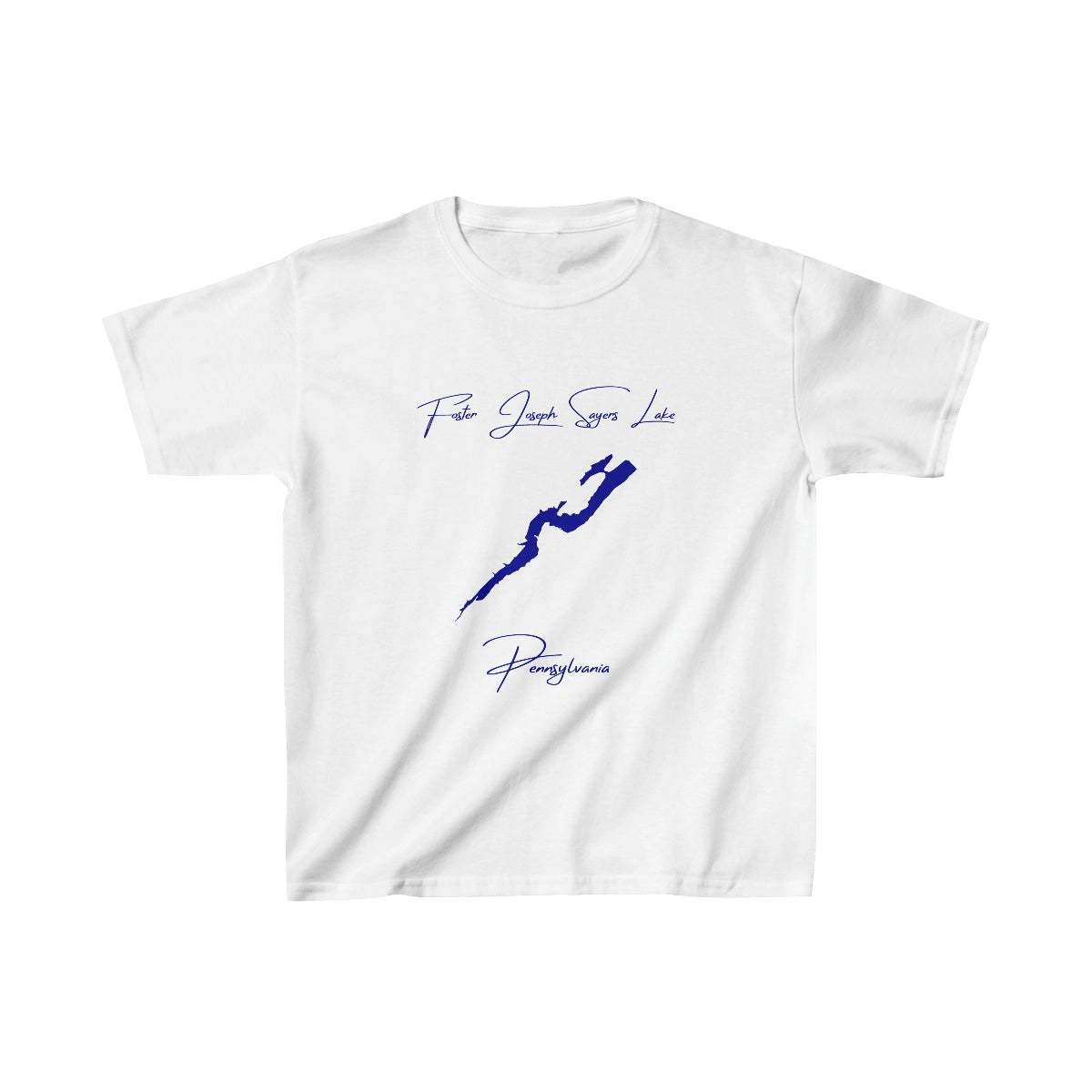 Pennsylvania  Foster  Joseph  Sayers  Lake  Youth  T-shirt  front  position  view  from  front  white.webp