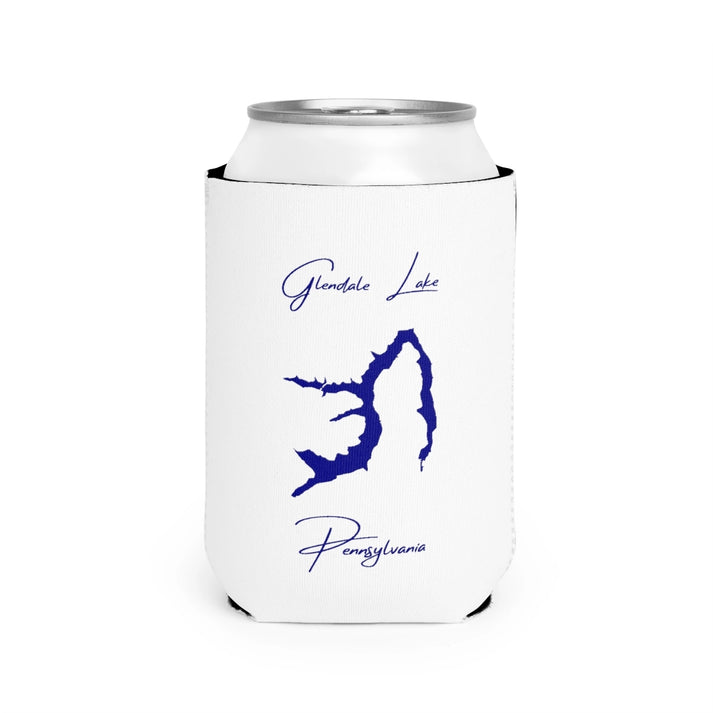 Pennsylvania  Glendale  Lake  Can  Koozie  front  position  view  from  front-2  white.webp