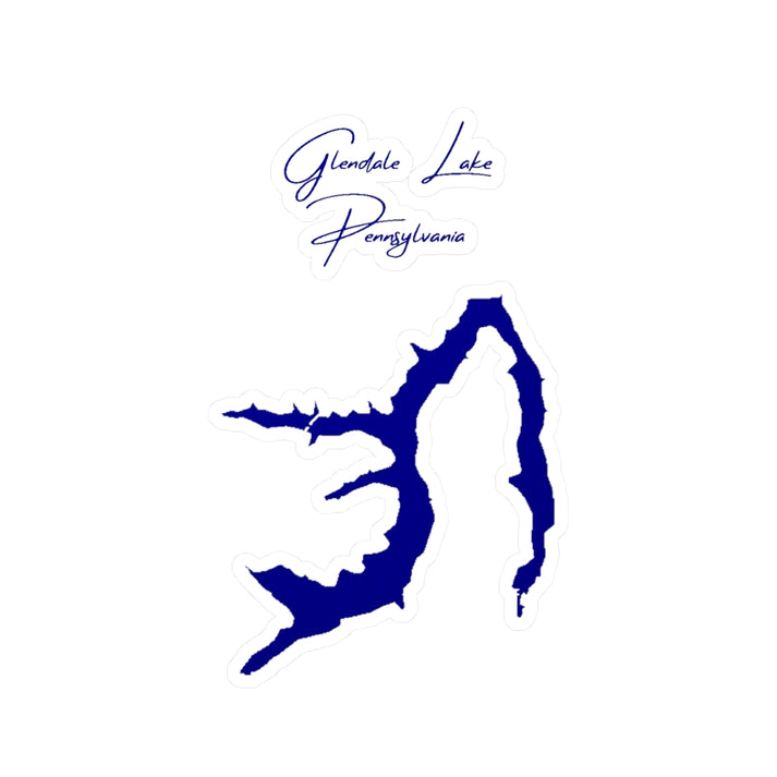 Pennsylvania  Glendale  Lake  Vinyl  Decal  other  position  view  from  front  4  x  6.webp