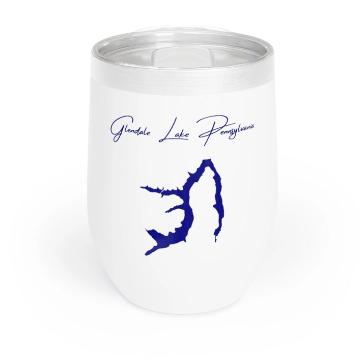 Pennsylvania  Glendale  Lake  Wine  Tumbler  front  position  view  from  front  white.webp