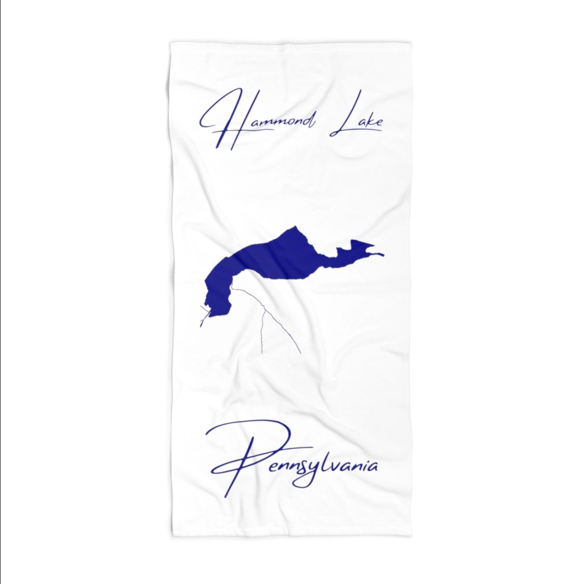 Pennsylvania  Hammond  Lake  Beach  Towel  front  position  view  from  front  36  x  72.webp