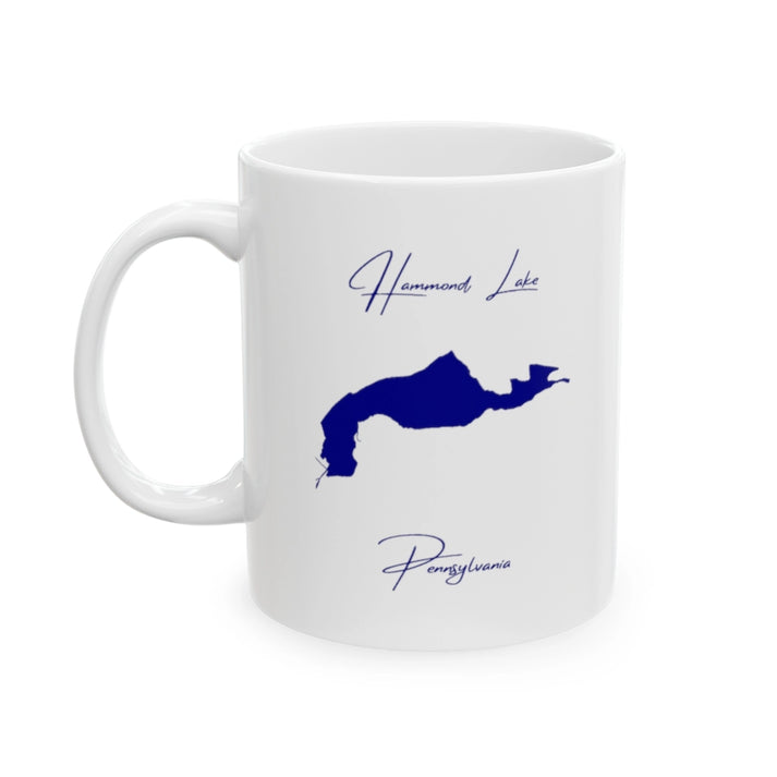Pennsylvania  Hammond  Lake  Ceramic  Mug  other  position  view  from  left  11oz.webp
