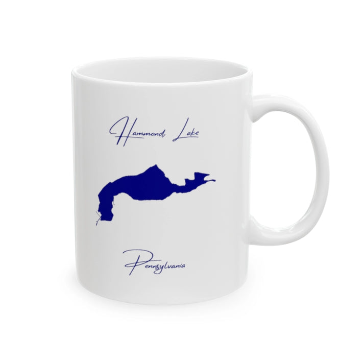 Pennsylvania  Hammond  Lake  Ceramic  Mug  other  position  view  from  right  11oz.webp