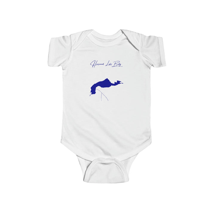 Pennsylvania  Hammond  Lake  Onesie  front  position  view  from  front  white.webp