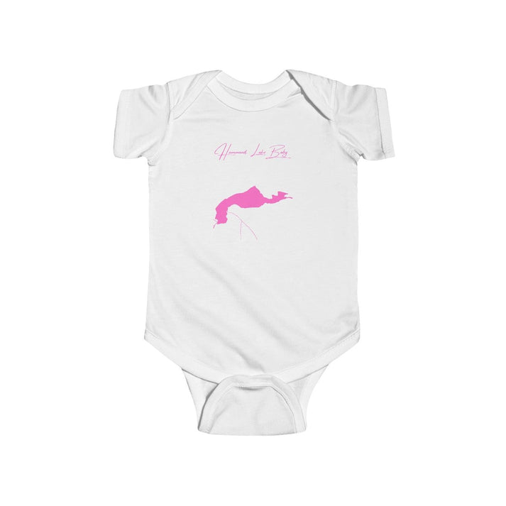 Pennsylvania  Hammond  Lake  Onesie  front  position  view  from  front  white.webp