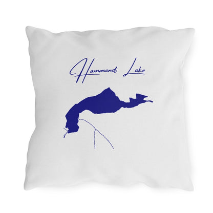 Pennsylvania  Hammond  Lake  Outdoor  Pillow  back  position  view  from  back  18  x  18.webp