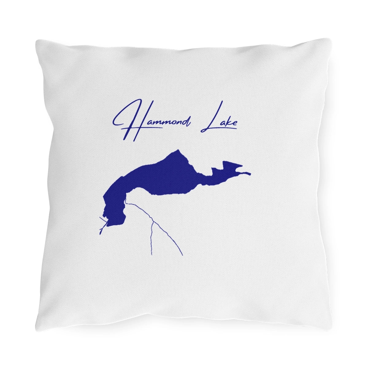 Pennsylvania  Hammond  Lake  Outdoor  Pillow  front  position  view  from  front  16  x  16.webp