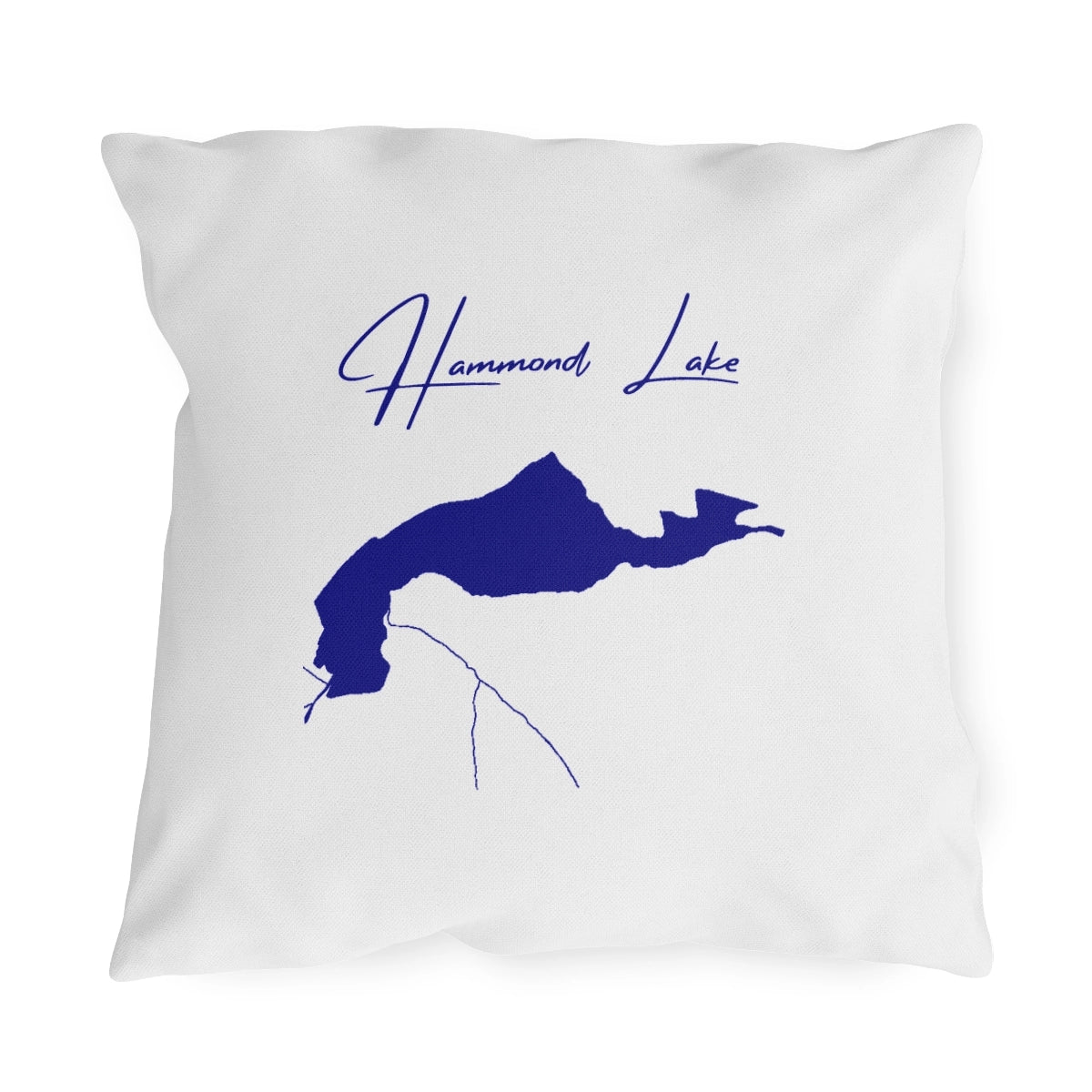 Pennsylvania  Hammond  Lake  Outdoor  Pillow  front  position  view  from  front  18  x  18.webp