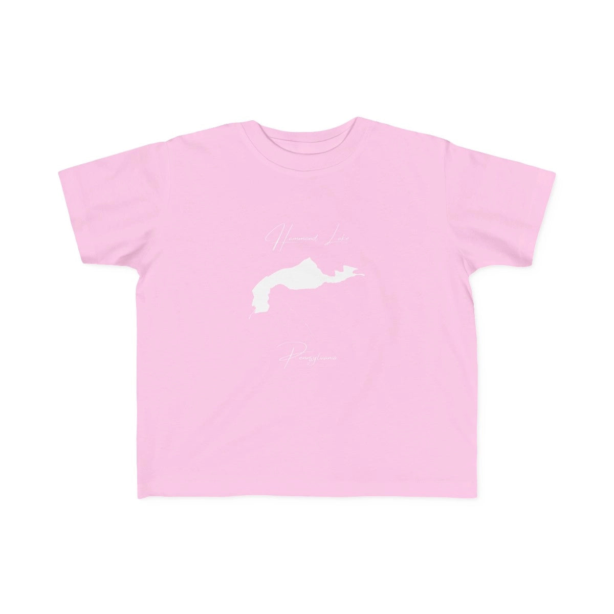 Pennsylvania  Hammond  Lake  Toddler  T-shirt  front  position  view  from  front  pink.webp