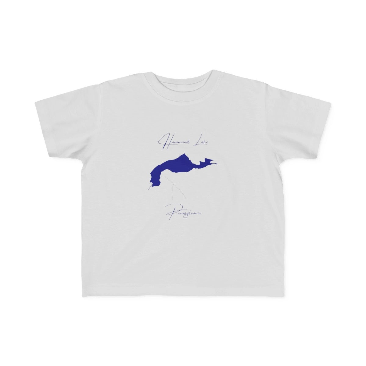 Pennsylvania  Hammond  Lake  Toddler  T-shirt  front  position  view  from  front  silver.webp