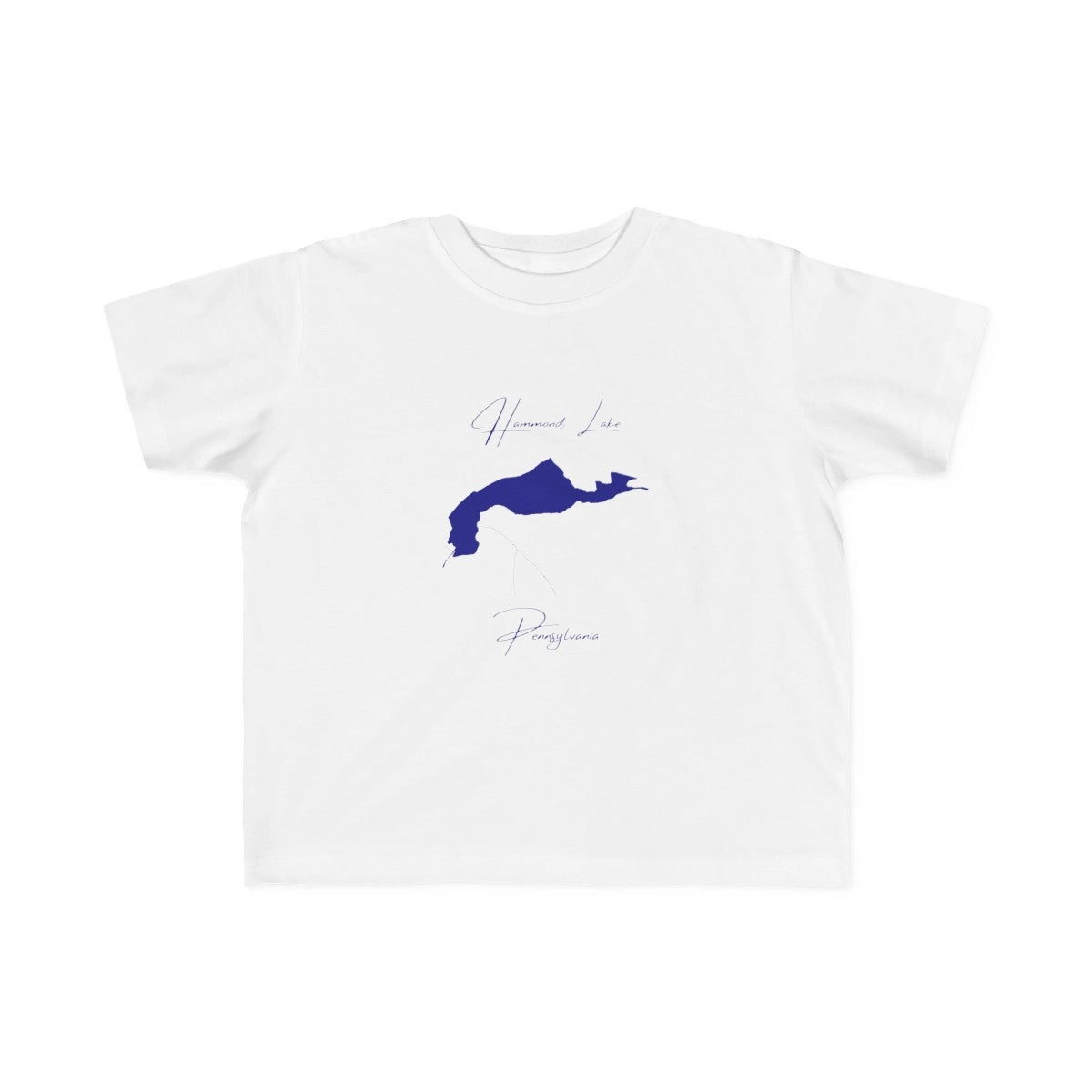 Pennsylvania  Hammond  Lake  Toddler  T-shirt  front  position  view  from  front  white.webp