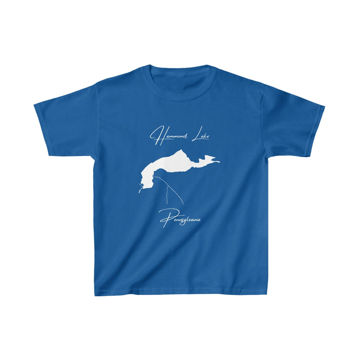 Pennsylvania  Hammond  Lake  Youth  T-shirt  front  position  view  from  front  royal.webp