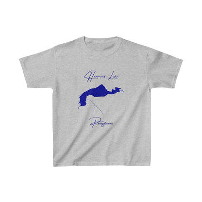 Pennsylvania  Hammond  Lake  Youth  T-shirt  front  position  view  from  front  sport  grey.webp