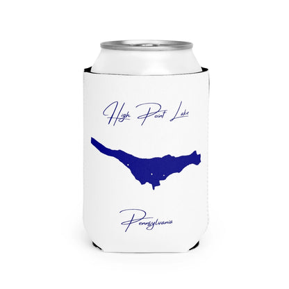 Pennsylvania  High  Point  Lake  Can  Koozie  front  position  view  from  front-2  white.webp