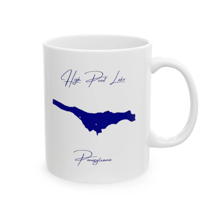 Pennsylvania  High  Point  Lake  Ceramic  Mug  other  position  view  from  right  11oz.webp