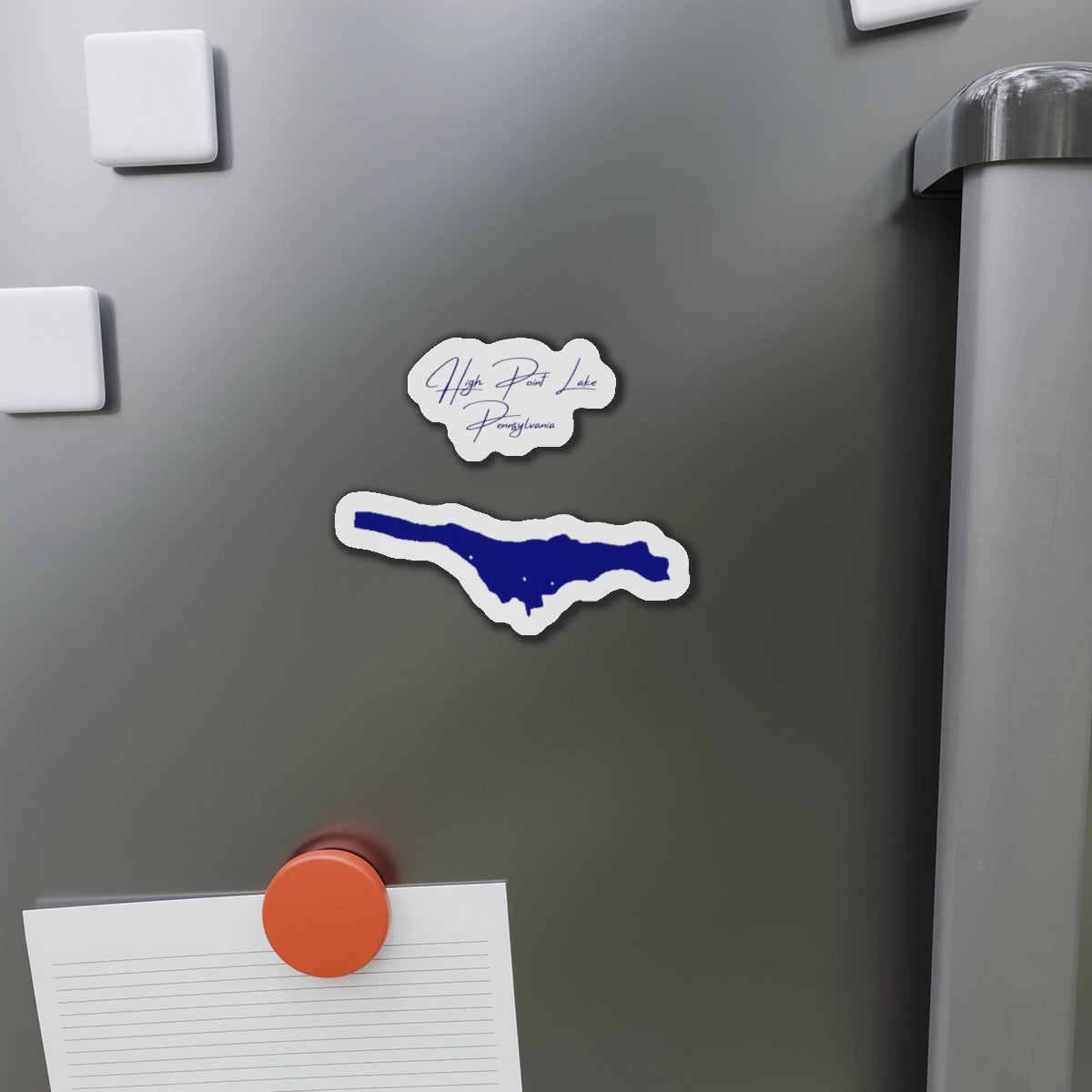 Pennsylvania  High  Point  Lake  Die  Cut  Magnet  front  position  view  from  context-1  4  x  4.webp