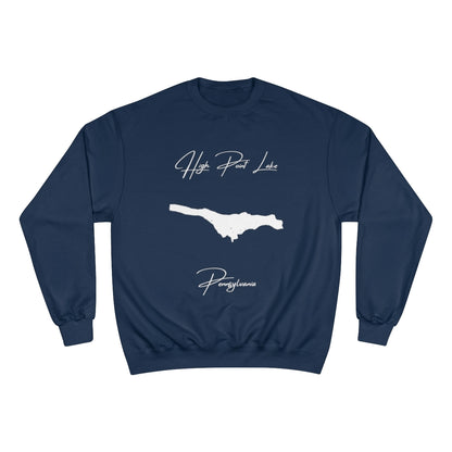 Pennsylvania  High  Point  Lake  Sweatshirt  front  position  view  from  front  navy.webp