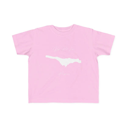 Pennsylvania  High  Point  Lake  Toddler  T-shirt  front  position  view  from  front  pink.webp