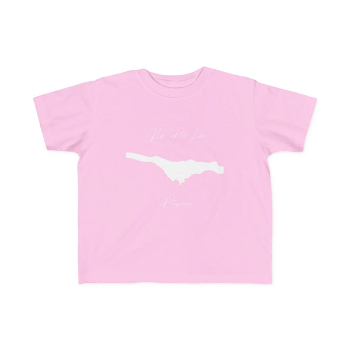 Pennsylvania  High  Point  Lake  Toddler  T-shirt  front  position  view  from  front  pink.webp