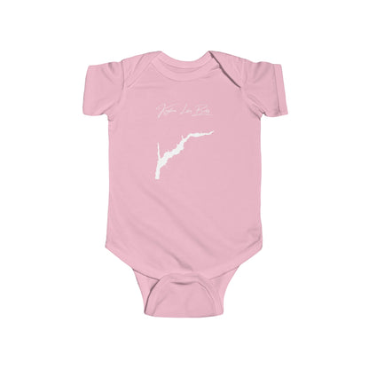 Pennsylvania  Keystone  Lake  Onesie  front  position  view  from  front  pink.webp