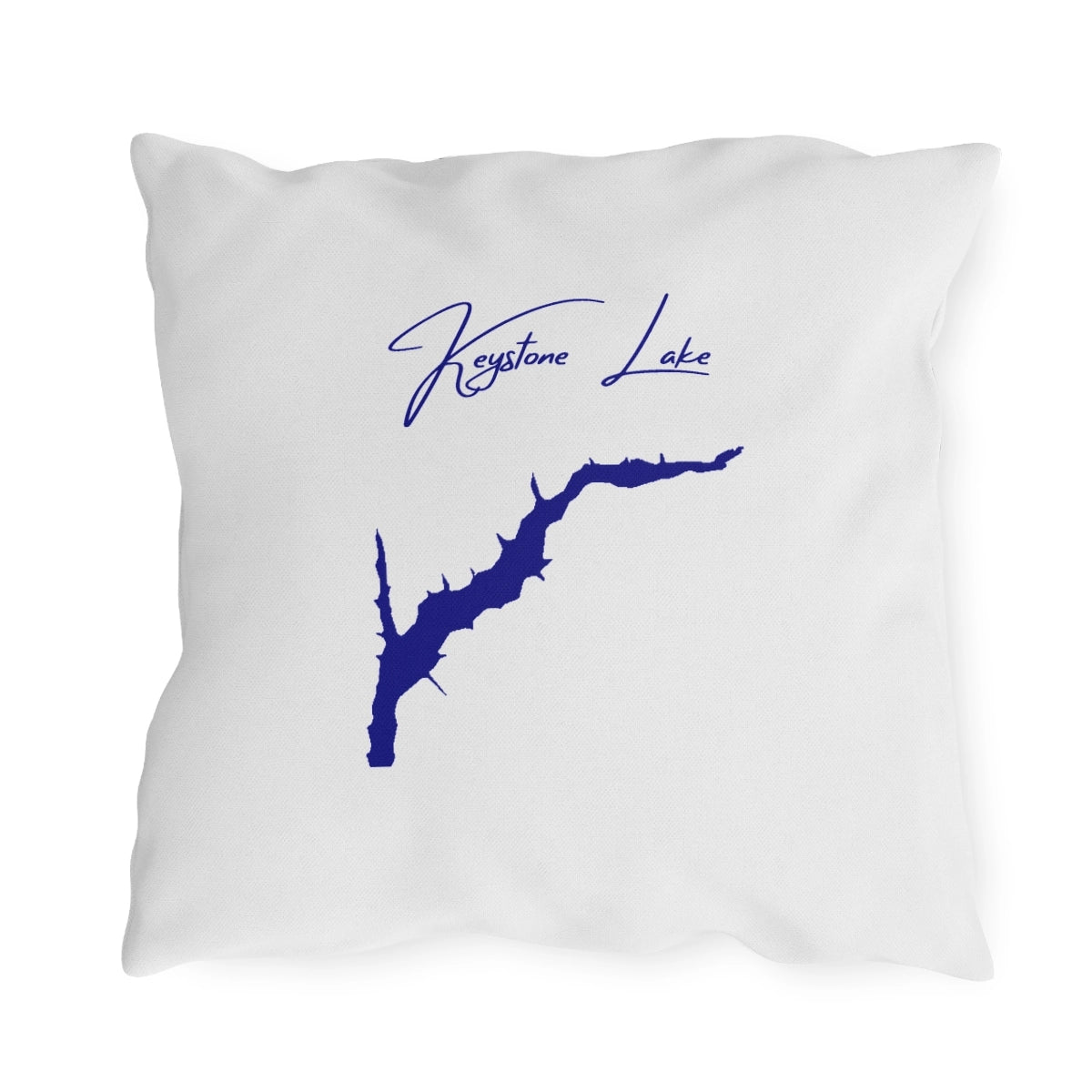Pennsylvania  Keystone  Lake  Outdoor  Pillow  back  position  view  from  back  18  x  18.webp