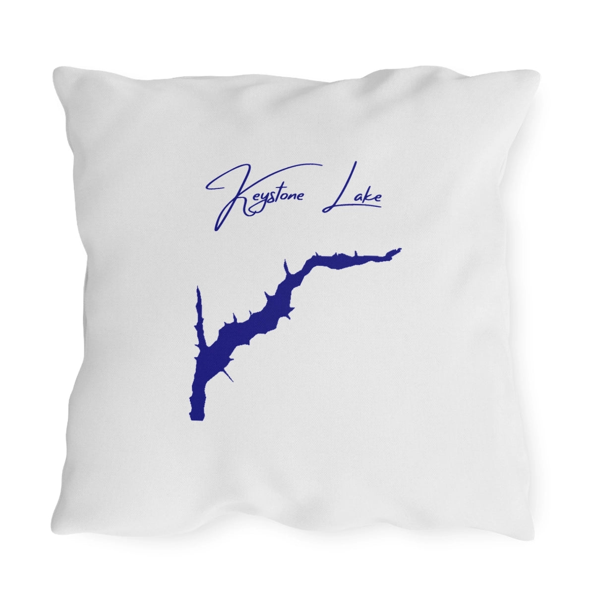 Pennsylvania  Keystone  Lake  Outdoor  Pillow  back  position  view  from  back  20  x  20.webp
