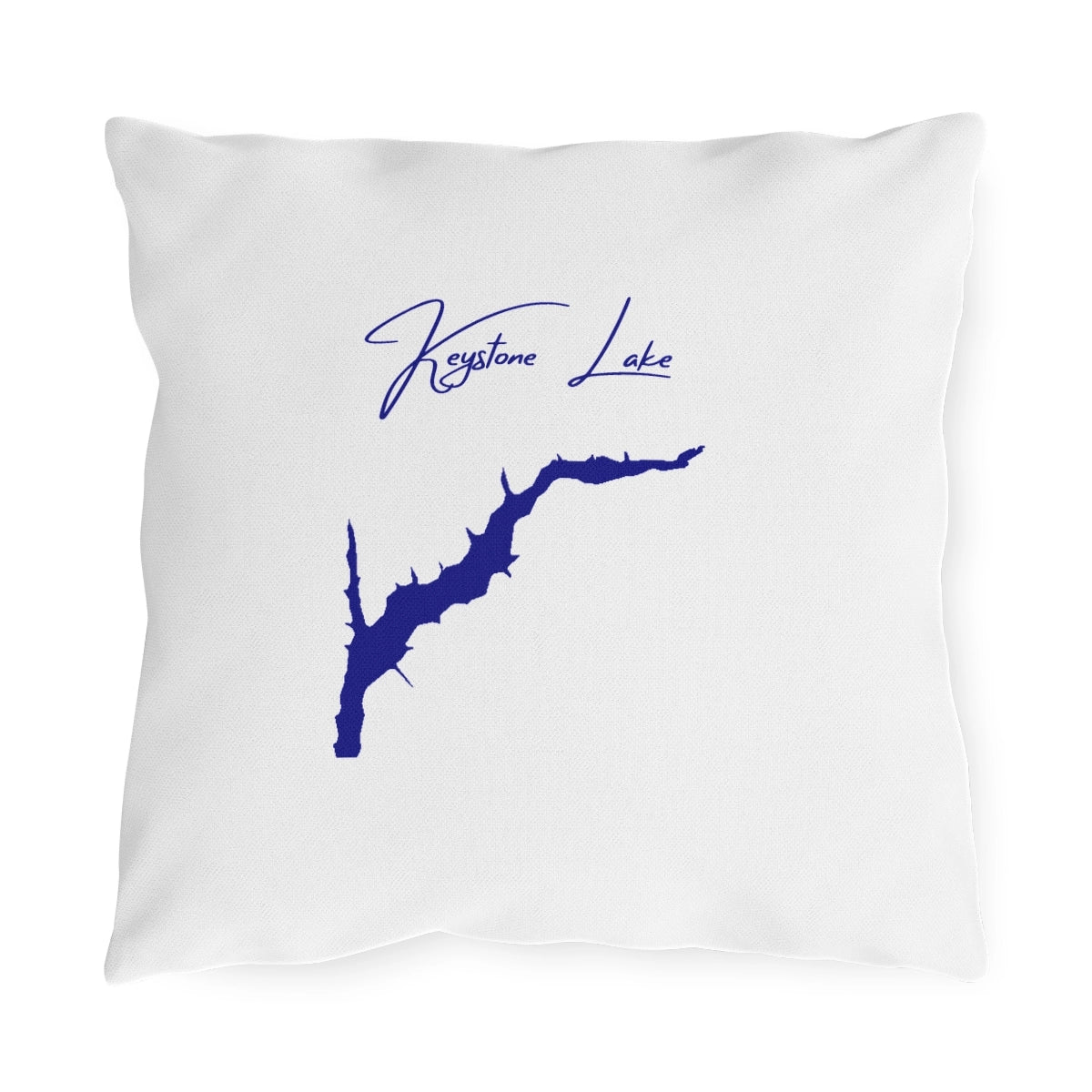 Pennsylvania  Keystone  Lake  Outdoor  Pillow  front  position  view  from  front  16  x  16.webp