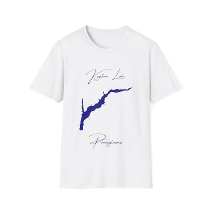 Pennsylvania  Keystone  Lake  T-shirt  front  position  view  from  front  white.webp