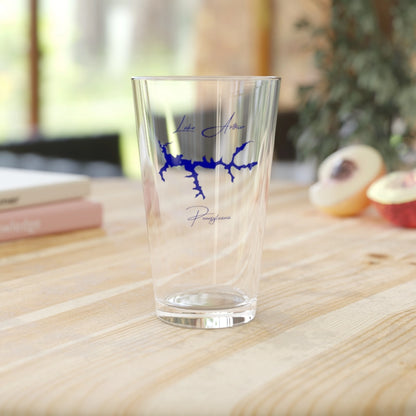 Pennsylvania  Lake  Arthur  16oz  Pint  Glass  front  position  view  from  context-2  16oz.webp