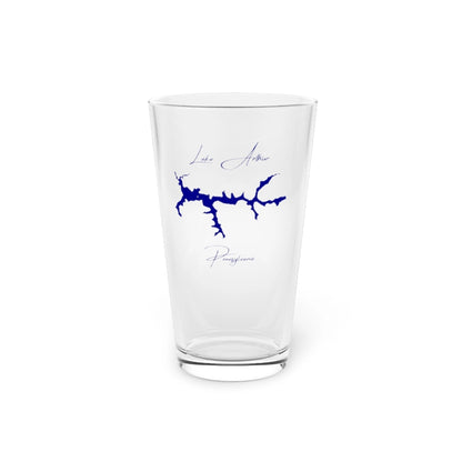 Pennsylvania  Lake  Arthur  16oz  Pint  Glass  front  position  view  from  front  16oz.webp
