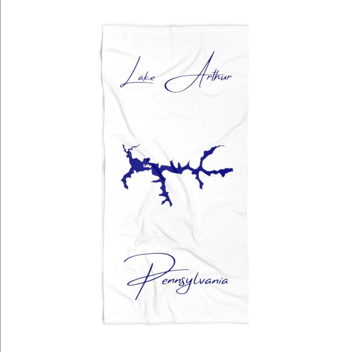 Pennsylvania  Lake  Arthur  Beach  Towel  front  position  view  from  front  36  x  72.webp
