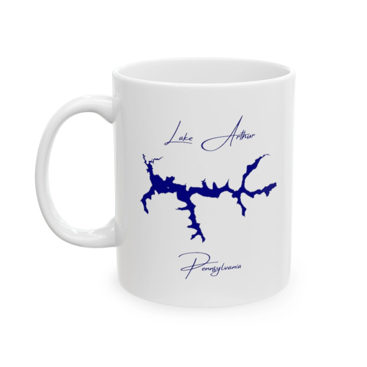 Pennsylvania  Lake  Arthur  Ceramic  Mug  other  position  view  from  left  11oz.webp