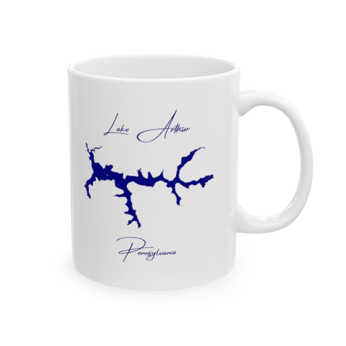 Pennsylvania  Lake  Arthur  Ceramic  Mug  other  position  view  from  right  11oz.webp