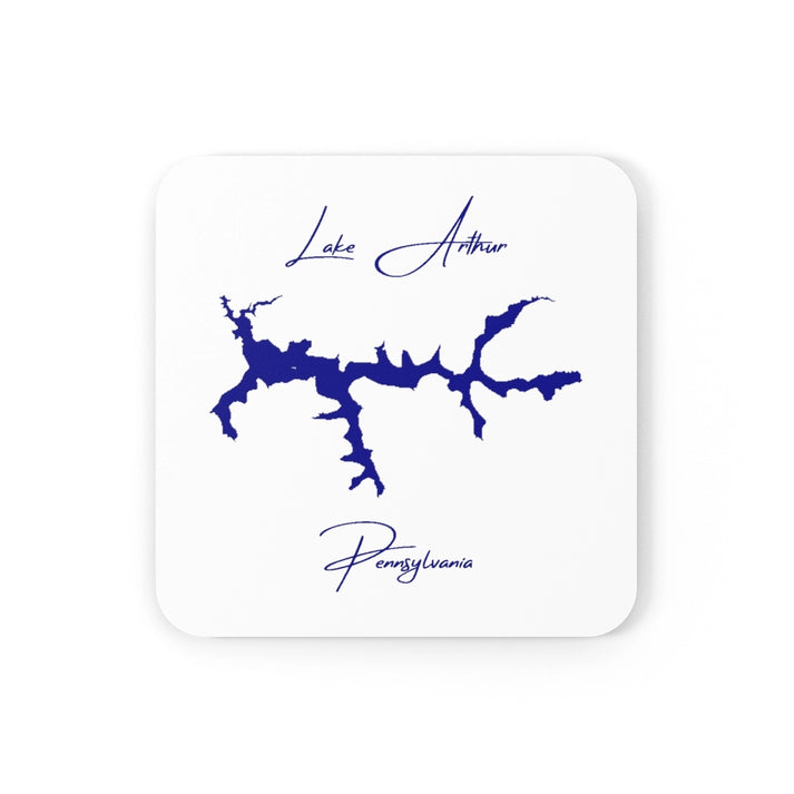 Pennsylvania  Lake  Arthur  Coaster  Set  front  position  view  from  front  3.75  x  3.75.webp