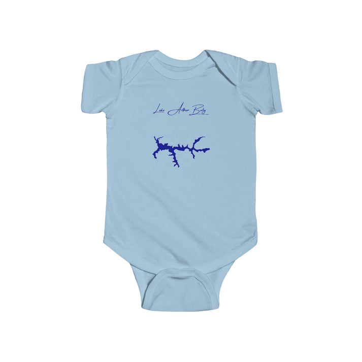 Pennsylvania  Lake  Arthur  Onesie  front  position  view  from  front  light  blue.webp