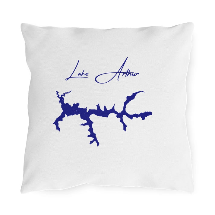 Pennsylvania  Lake  Arthur  Outdoor  Pillow  front  position  view  from  front  16  x  16.webp