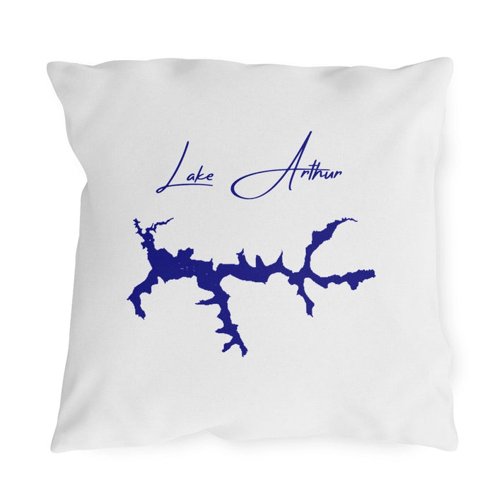 Pennsylvania  Lake  Arthur  Outdoor  Pillow  front  position  view  from  front  18  x  18.webp