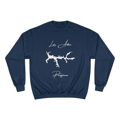 Pennsylvania  Lake  Arthur  Sweatshirt  front  position  view  from  front  navy.webp