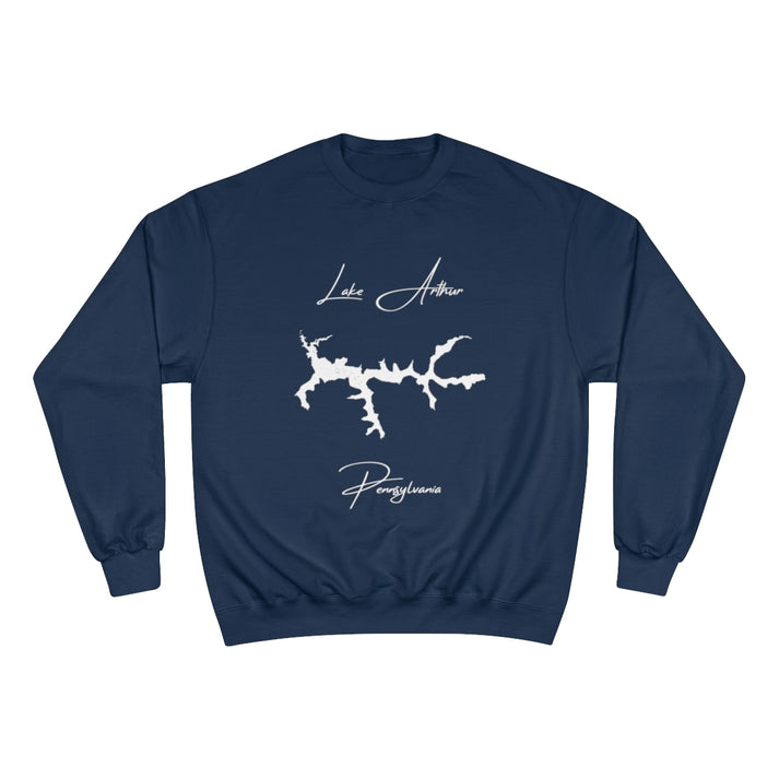 Pennsylvania  Lake  Arthur  Sweatshirt  front  position  view  from  front  navy.webp