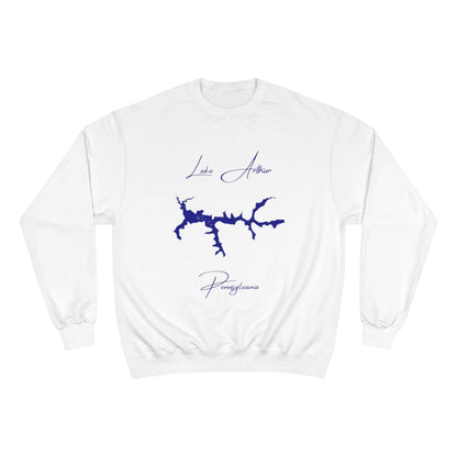 Pennsylvania  Lake  Arthur  Sweatshirt  front  position  view  from  front  white.webp