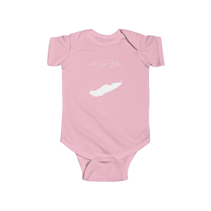 Pennsylvania  Lake  Erie  Onesie  front  position  view  from  front  pink.webp