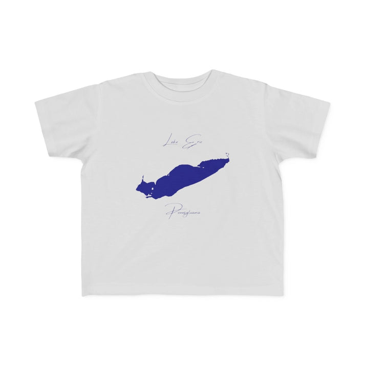 Pennsylvania  Lake  Erie  Toddler  T-shirt  front  position  view  from  front  silver.webp