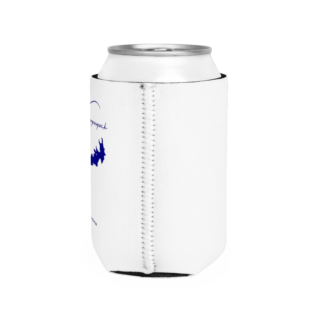 Pennsylvania  Lake  Wallenpaupack  Can  Koozie  all  position  view  from  right  white.webp